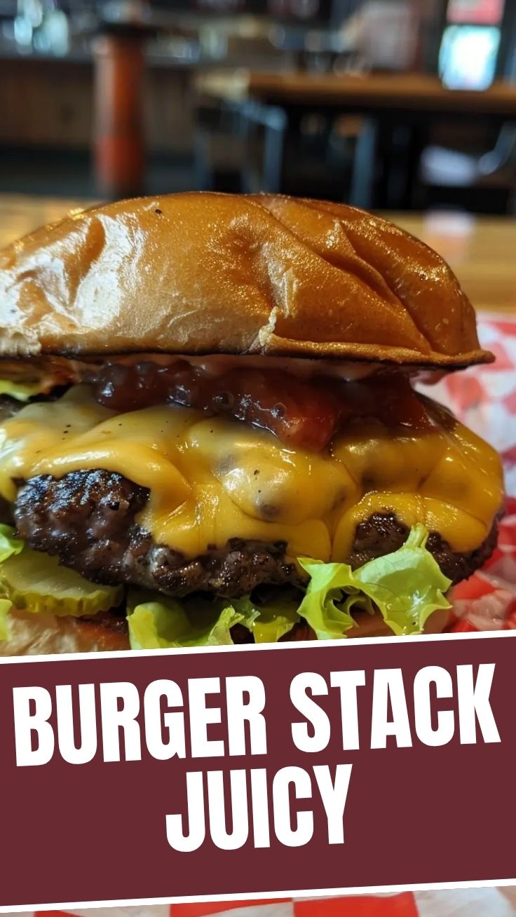 A freshly prepared cheeseburger with a thick patty and melted cheese