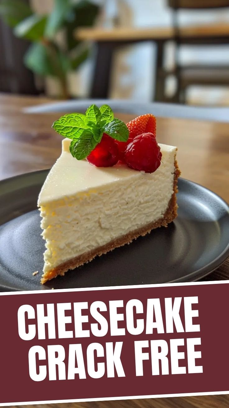 A delectable, creamy cheesecake presented beautifully on a plate.