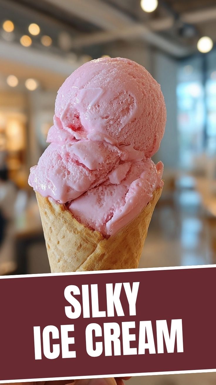 Creamy no-churn ice cream in a bowl