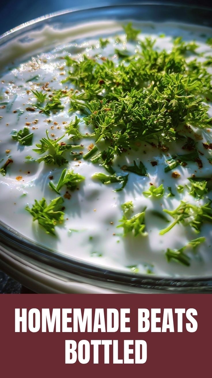 A bowl of homemade ranch dressing, creamy and fresh, ready for dipping