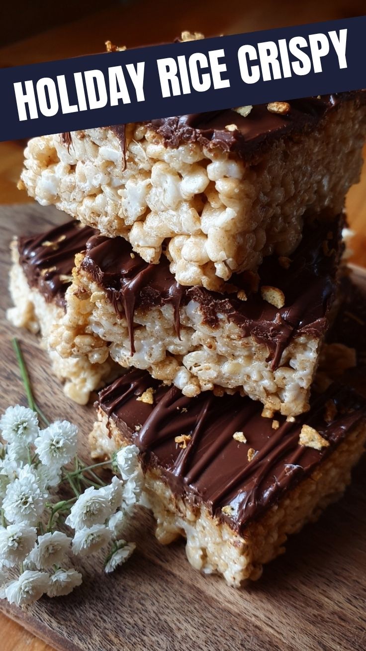 A serving of classic Rice Crispy Treats on a white plate