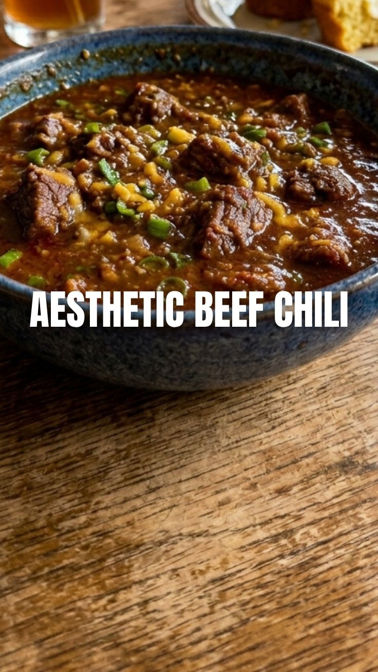 Texas beef chili topped with fresh cilantro