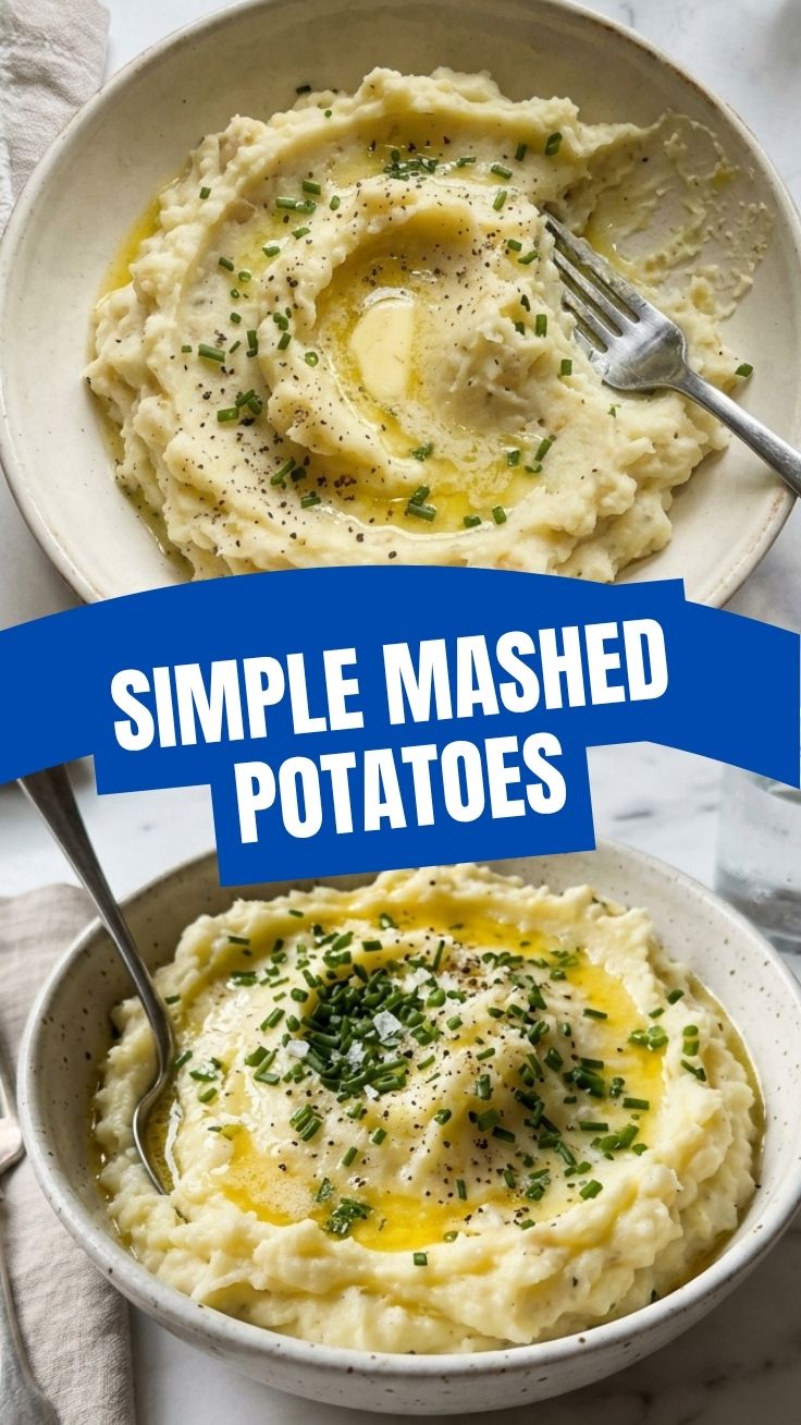 A bowl of creamy mashed potatoes with a pool of rich gravy