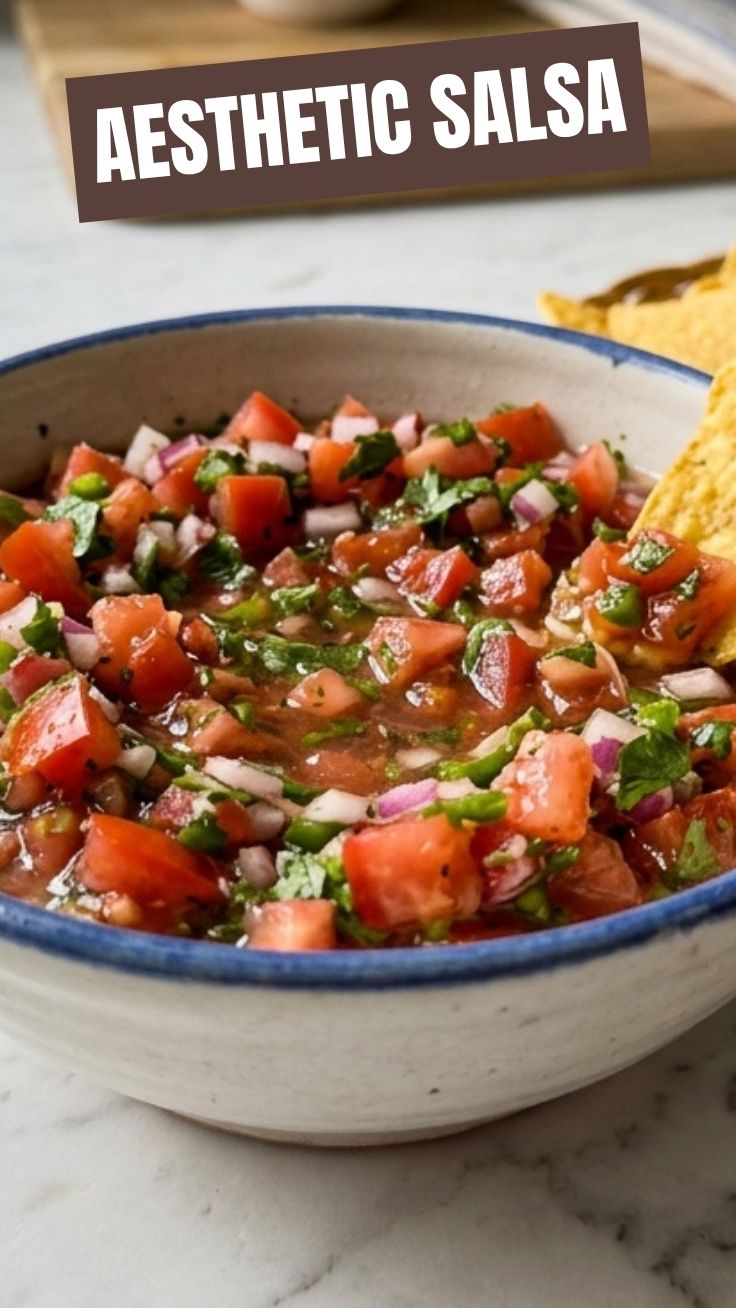 Fresh salsa in bowls with tortilla chips
